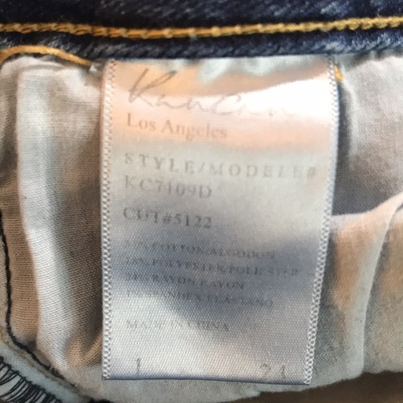 KanCan Medium Wash Low Rise Skinny Jeans size 1/24 - Picture 9 of 10